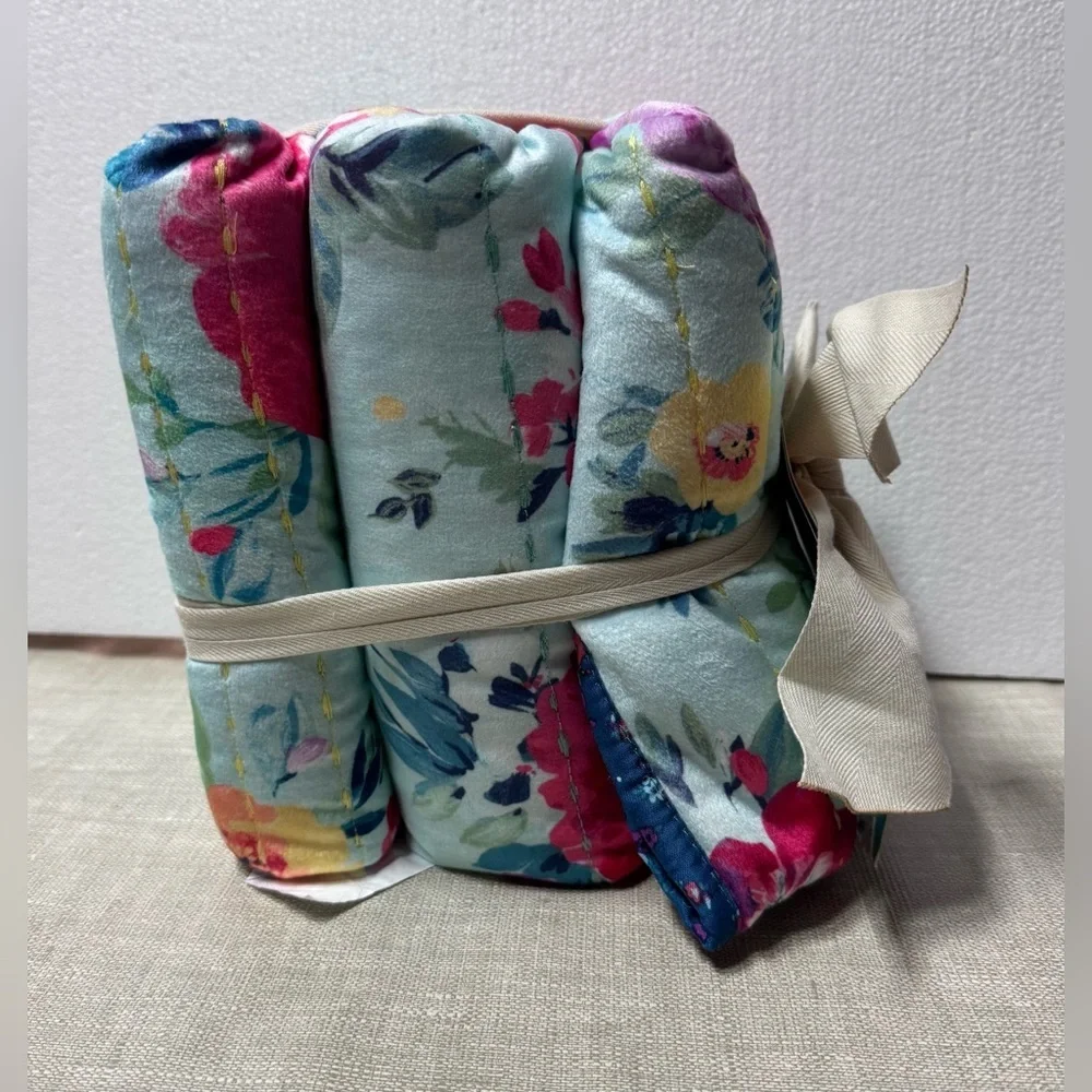 2-Pioneer Woman ~ SWEET ROMANCE BLOSSOMS ~ King Size ~ Pillow Sham Set ~ 20 × 36